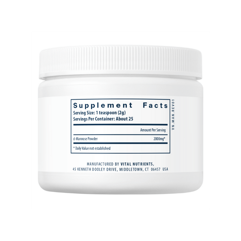 甘露糖粉（泌尿道支援）- 50克 | Vital Nutrients