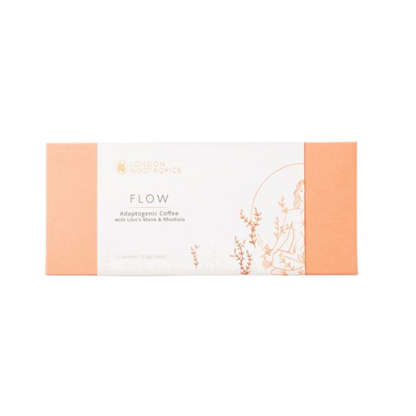 【日本国内送料無料】Flow ヤマブシダケマッシュルームコーヒー - 12袋入 | London Nootropics