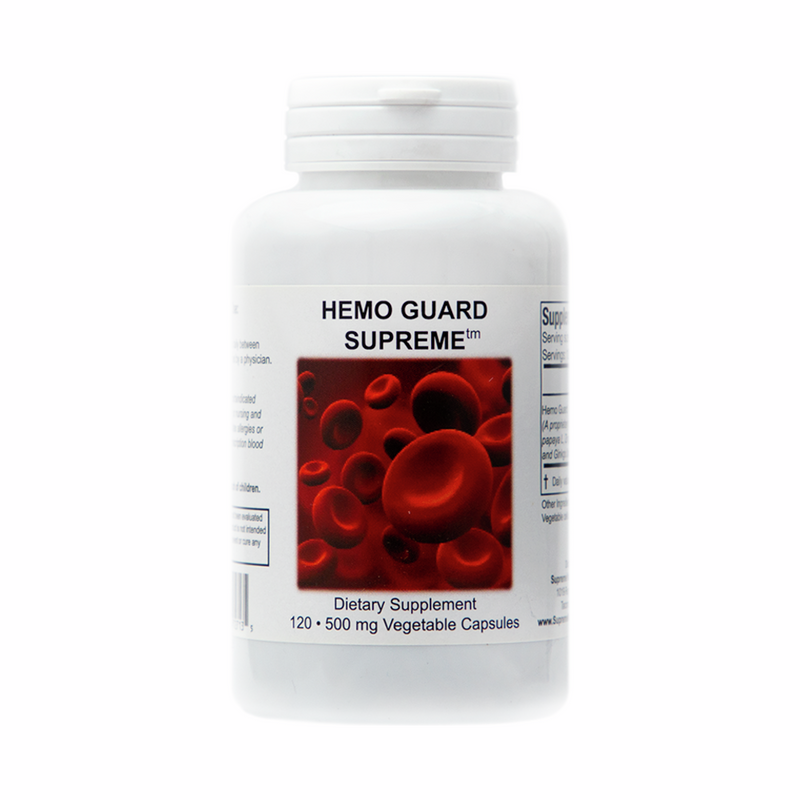 Hemo Guard Supreme - 120 Capsules | Supreme Nutrition Products