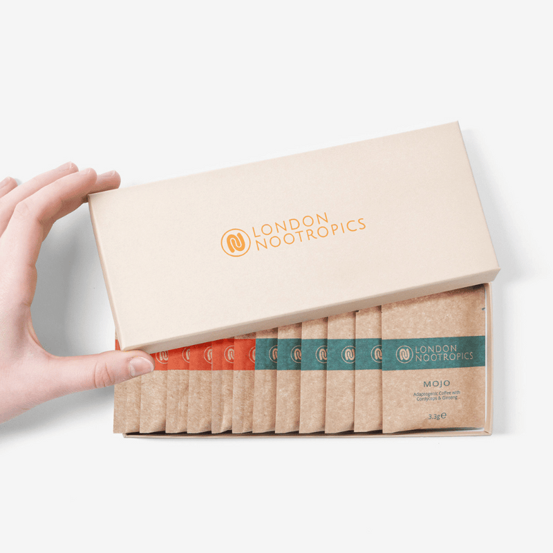 Mushroom Coffee Box - 12 Sachets | London Nootropics